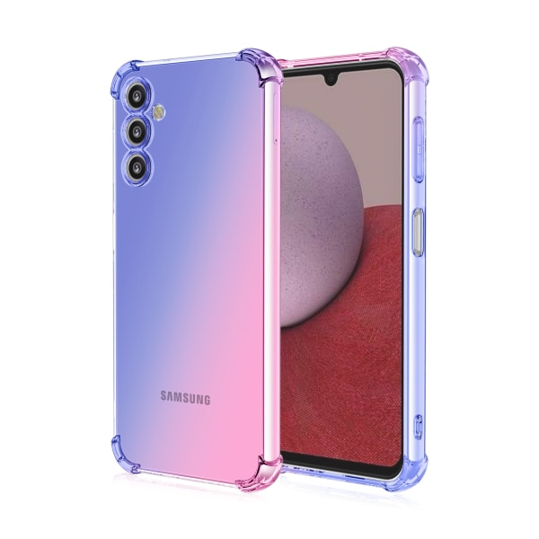 Samsung Galaxy A24 4G - Stilrent Skyddande Silikon Skal Rosa/Lila