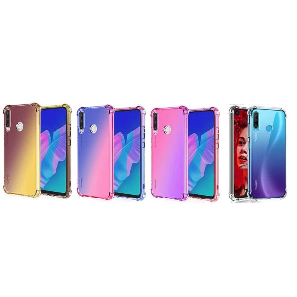 Huawei P40 Lite E - Stilsäkert Skyddsskal i Silikon Transparent/Genomskinlig Transparent/Genomskinlig