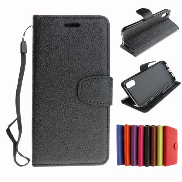 JACOB´S Praktiskt Fodral med plånbok till iPhone X/XS Svart