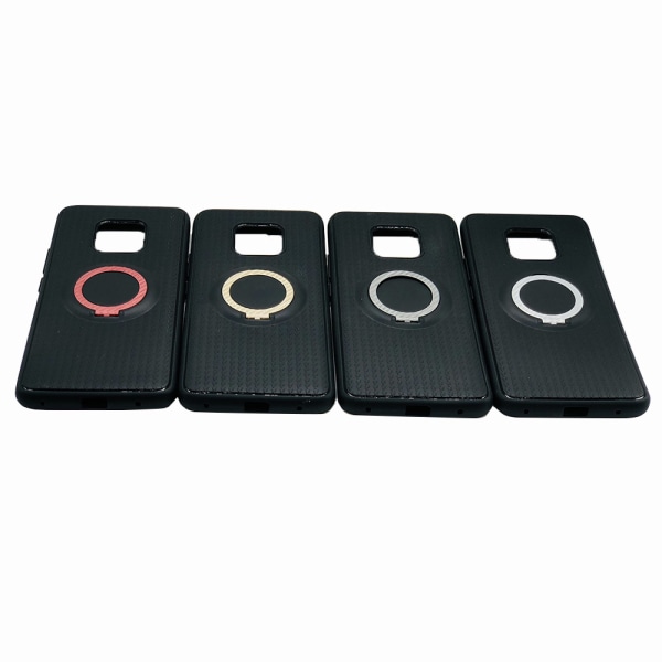 Skyddsskal med Ringhållare i Carbondesign - Huawei Mate 20 Pro Röd
