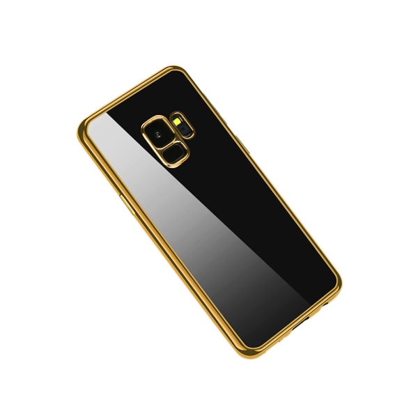 Samsung Galaxy S9 - Elektrobelagt silikonecover Guld