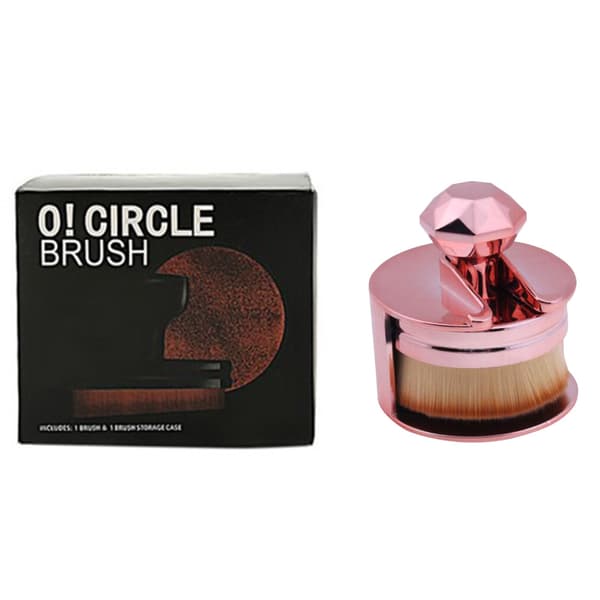 Oval Makeupborste perfekt för Foundation / Löspulver Roséguld Roséguld