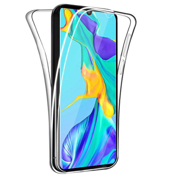 Huawei Y5 2019 - Skyddande NORTH Dubbelsidigt Silikonskal Blå