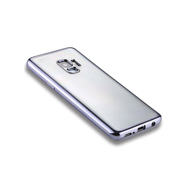 Effektfullt Skal i mjuk Silikon till Samsung Galaxy S9 Silver