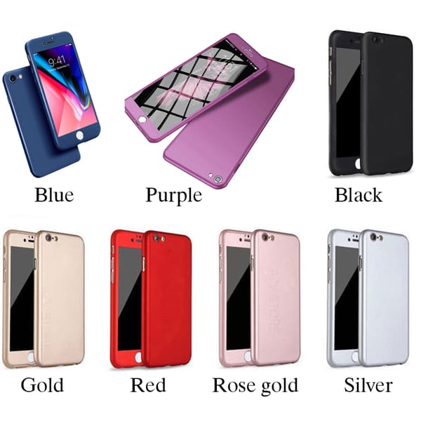iPhone Se 2020 - Dubbelskal Roséguld