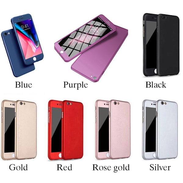 iPhone Se 2020 - Dubbelskal Silver