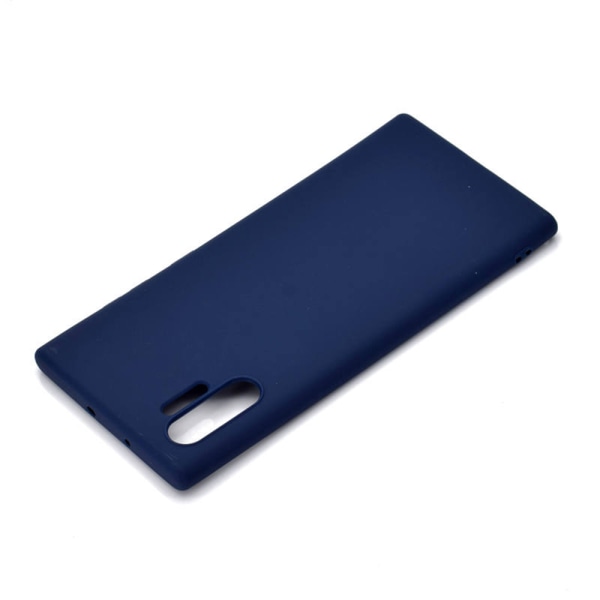 Samsung Galaxy Note10+ - Vankka suojakuori silikonista Vit