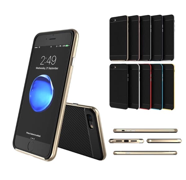 FLOVEME's NANO-HYBRID Shockproof skal för IPHONE 6/6S PLUS Silver