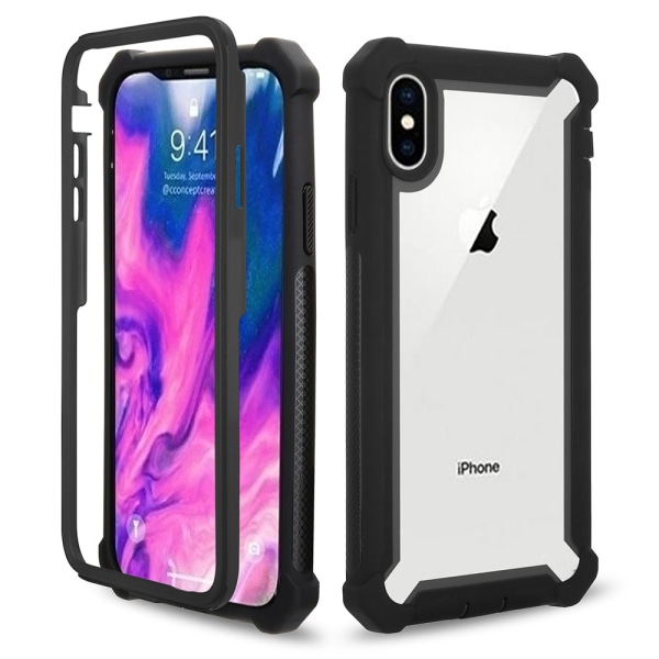 iPhone X/XS - Stötdämpande Smart Skyddsfodral Guld