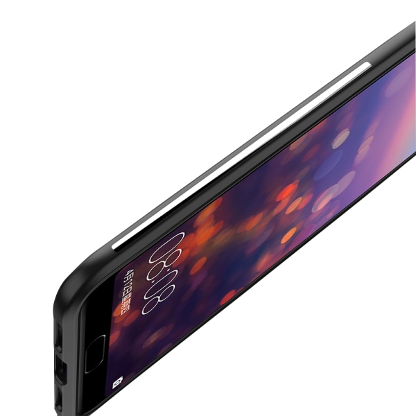 Smidigt Genomtänkt Skal med Ringhållare - Huawei P20 Pro Röd/Silver