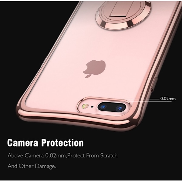 Exklusivt Praktiskt Skal med Kickstand för iPhone 8 Blå
