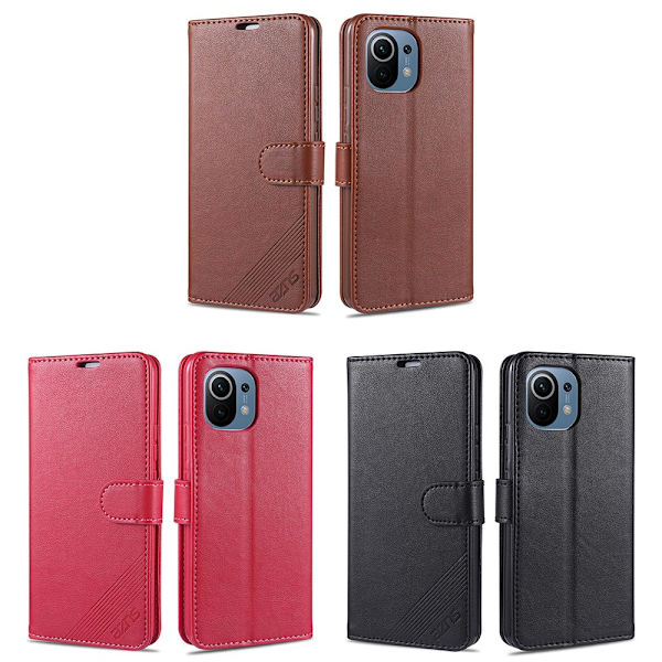 Xiaomi Mi 11 - Stilsäkert Smidigt Plånboksfodral Svart