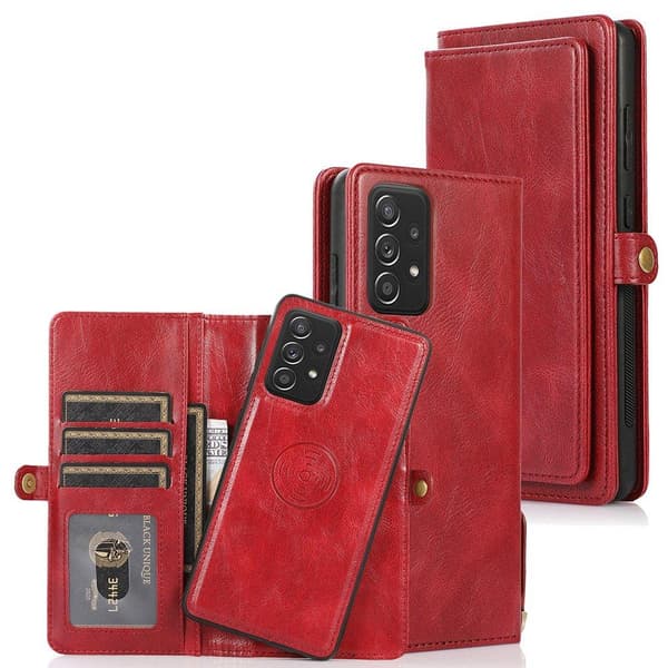 Samsung Galaxy A72 - Professional 2-1 Wallet Case Svart