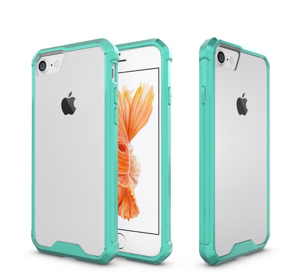 Praktiskt Silikonskal (Extra Stötdämpning) för iPhone 8 Rosa