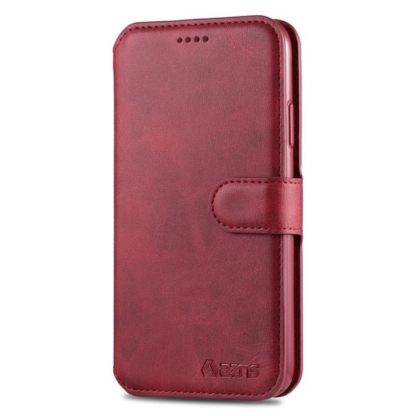 iPhone 12 - Käytännöllinen YAZUNSHI-lompakkokotelo Röd