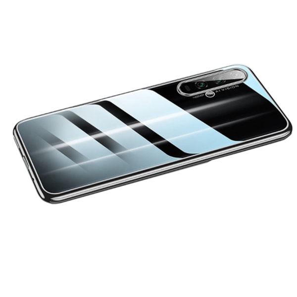 Elegant beskyttende silikondeksel - Huawei Nova 5T Silver