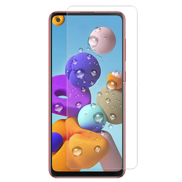 Stilrent Dubbelskal - Samsung Galaxy A21S Silver Silver