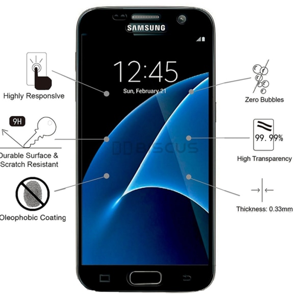 Samsung Galaxy J4 2018 Skærmbeskytter 3D 9H HD-Clear ProGuard Svart