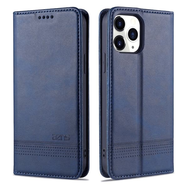 iPhone 12 Pro - Stilrent AZNS Plånboksfodral Mörkgrön