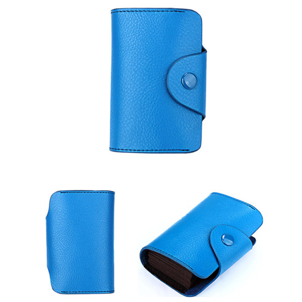 Klassisen Jensenin tyylikäs korttikotelo (RFID- ja NFC-suojaus) Blå