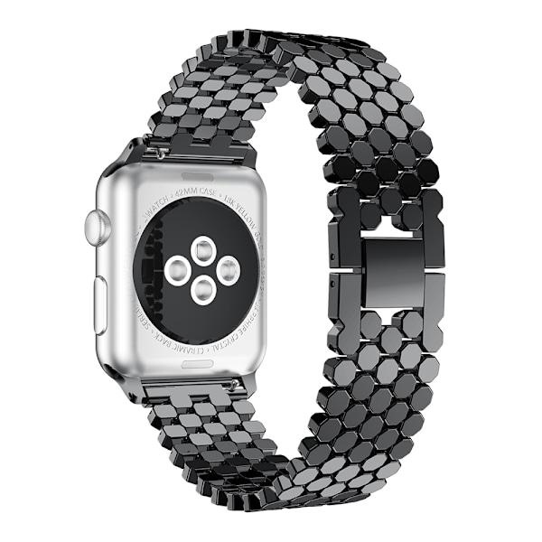 Apple Watch 42mm (3/2/1) - L�nk i Rostfritt St�l Silver