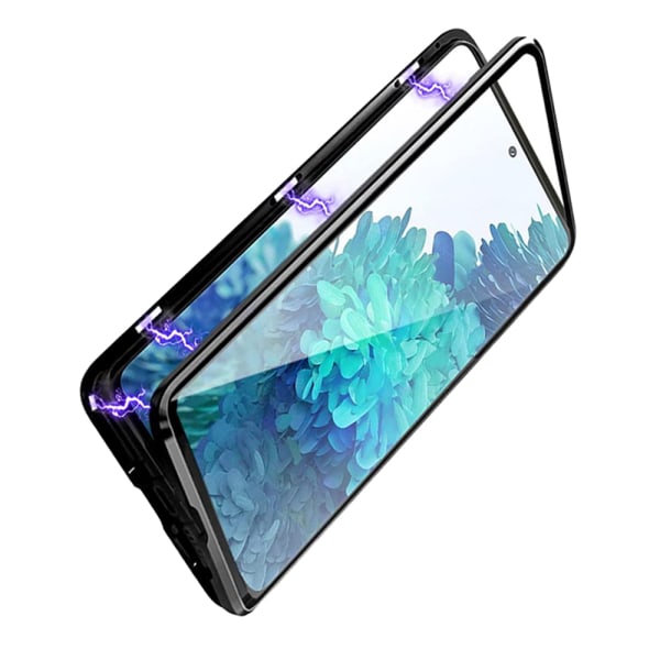 Samsung Galaxy S22 - Suojaava kaksinkertainen magneettinen suojus Blå