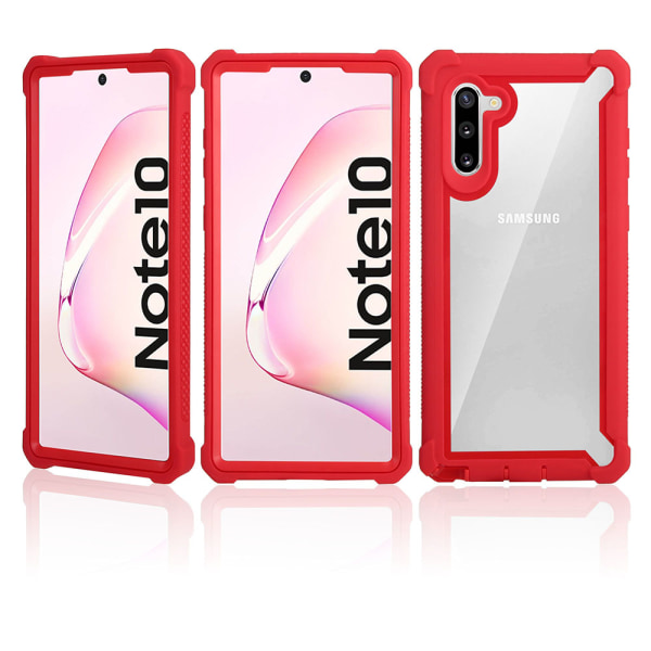 Samsung Galaxy Note10 - Holdbart cover Svart/Röd