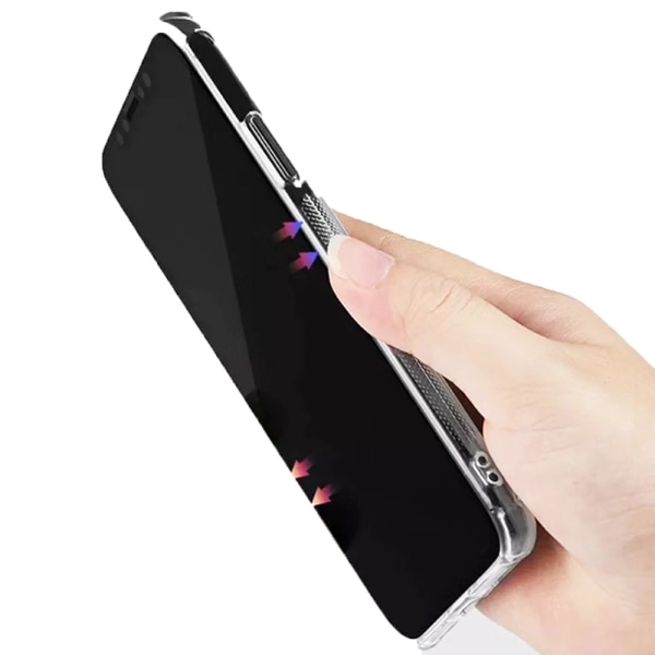 iPhone 11 Pro Max - Beskyttende silikondeksel med kortrom (FLOVEME) Transparent/Genomskinlig