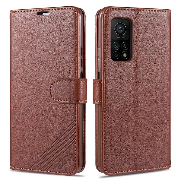 Xiaomi Mi 10T Pro - Funktionellt Plånboksfodral (AZNS) Svart