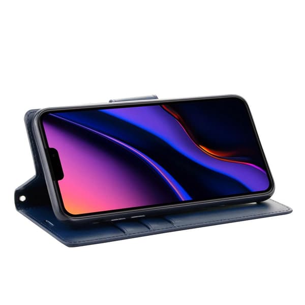 iPhone 12 - Beskyttende Elegant Wallet Case (Hanman) Rosaröd