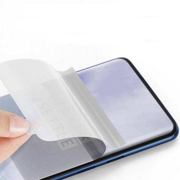OnePlus 8 Pro 2-PAK Blød skærmbeskytter PET 9H 0,2 mm Transparent/Genomskinlig