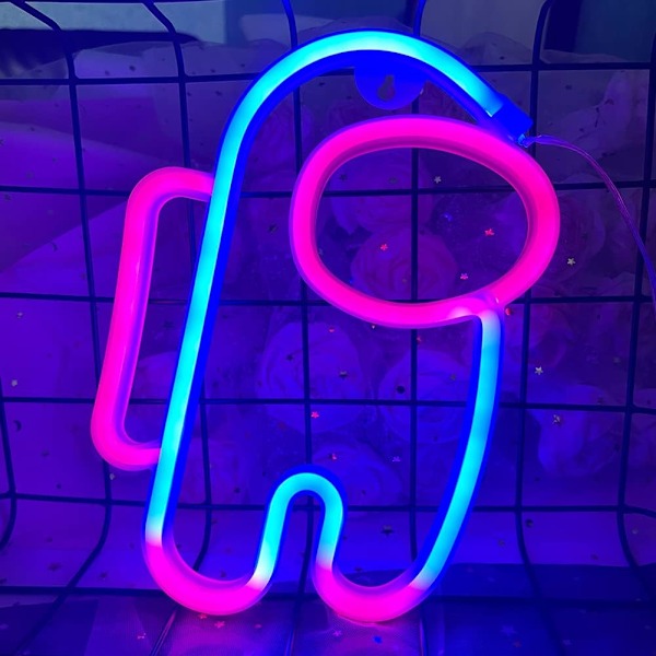 Astronaut Neon Lights Astronaut Neon Sign Night Light LED Neon Signs with USB or Batteries for Kids Room, Bar, Restaurant, Game Room, Christmas