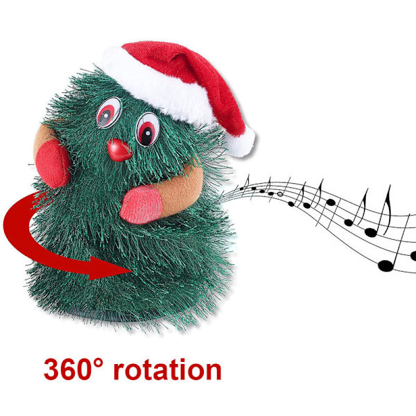 Elektrisk julgran som snurrar och dansar fest sjunger Kristus 9eb4 Fyndiq