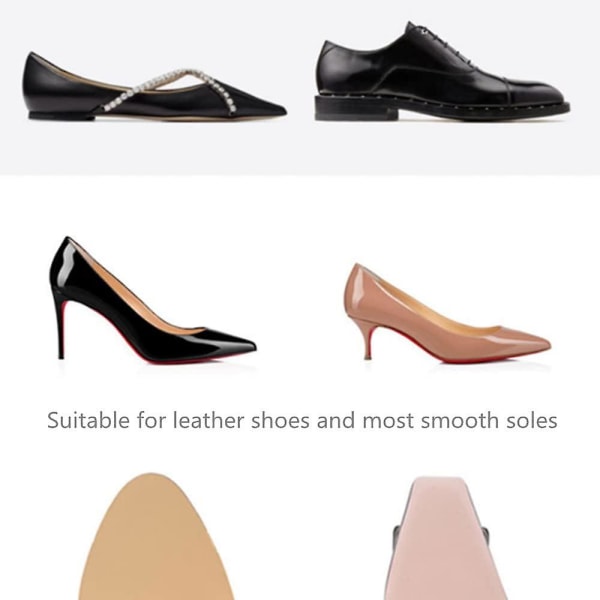 Sulskydd för skor kvinnor - självhäftande sulskyddsrulle med halkskydd, vågmönster