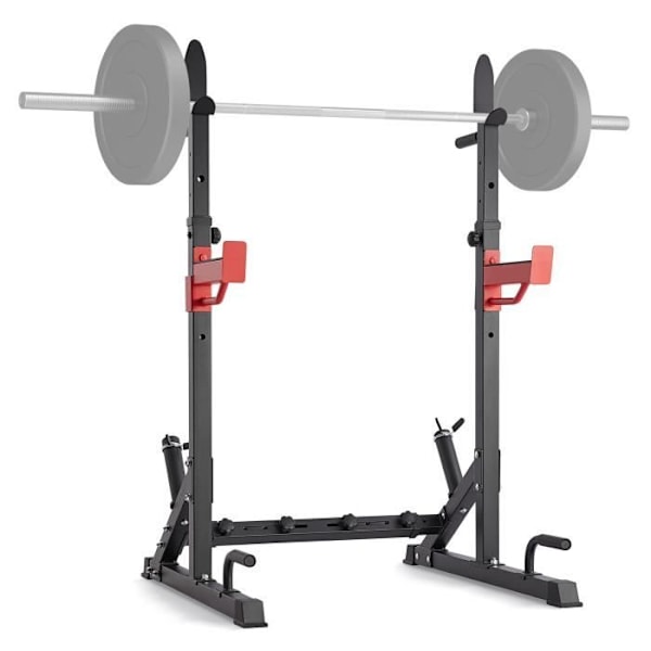 Bodybuilding rack-VEVOR-1057x1140x1640mm-viktplatta för förvaringsfäste, multifunktionell krokfri justerbar bänk