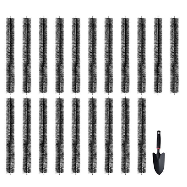 Rännskyddsborste-VEVOR-18,3 m x 110 mm lövrännorskydd 20 st - för att förhindra att skräp kommer in