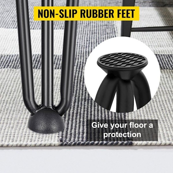 Bordsben - VEVOR - 3 stavar - Kit med 4 hårnålsben 91,5 cm