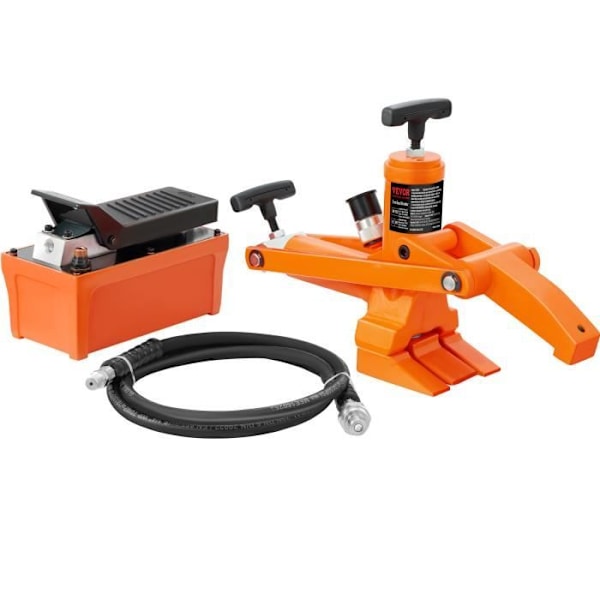 Hydraulisk pärlbrytare - VEVOR - 470 × 142 × 320 mm, Max. Tryck 10 000 psi, 24,9 kg, slanglängd 1810 mm