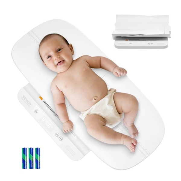 Digital Baby Scale-VEVOR-2-in-1 Baby Scale with Removable Tray-Capacity 30 kg