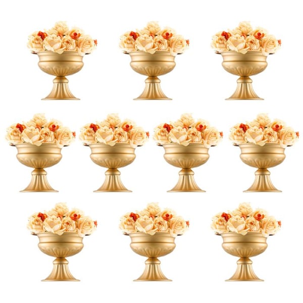 Bröllopsvas-VEVOR-Set med 10-bröllopsblomsterhållare 16 cm hög- för bröllopsmiddag, ceremoni, jubileum