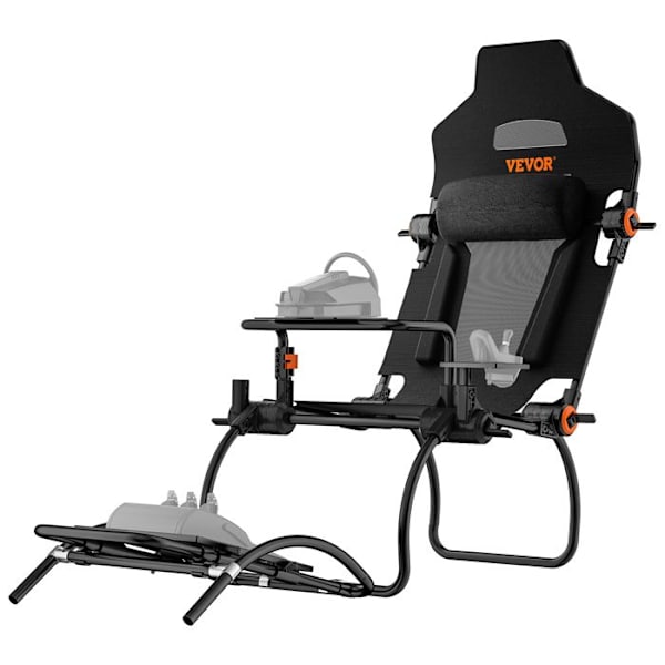 Fällbart Racing-rattstativ Stål körsimulator Cockpit-VEVOR-för Logitech G923/G920/G29