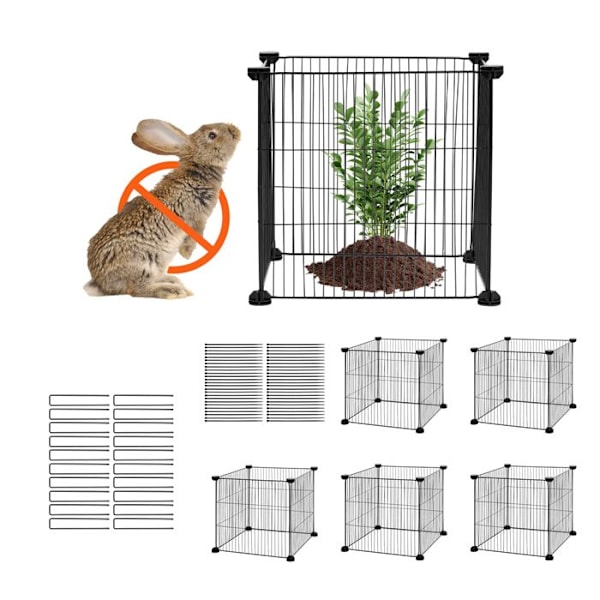 Skyddsgaller för Växter-VEVOR-39 x 39 cm-5-pack-Växtburar för Utomhusväxter, Blommor och Grönsaker