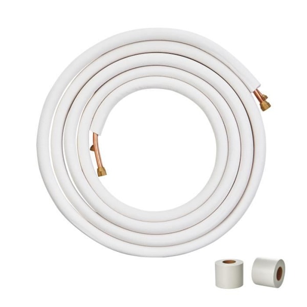 Mini split lines -VEVOR- kanallöst AC-isolerat kopparrör 620 x 620 x 50 mm för mini-split luftkonditionering, kylmedelsutrustning