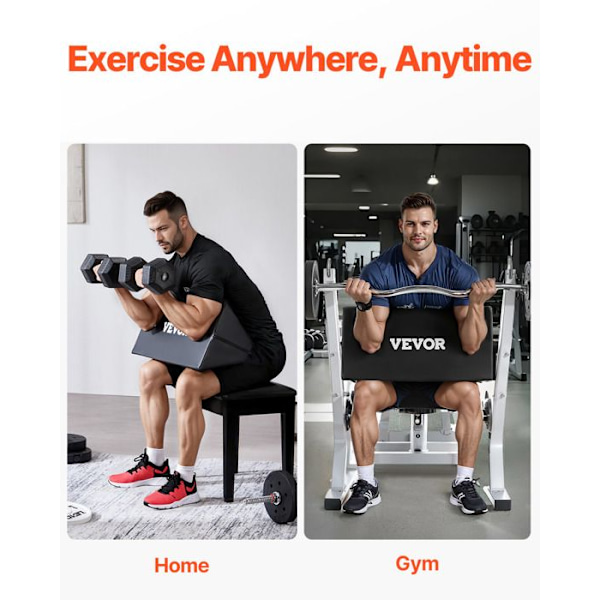 Bänk för Biceps Kudde Portabel-VEVOR-Biceps och Triceps Skummkudde-Bänk för Styrketräning Tillägg