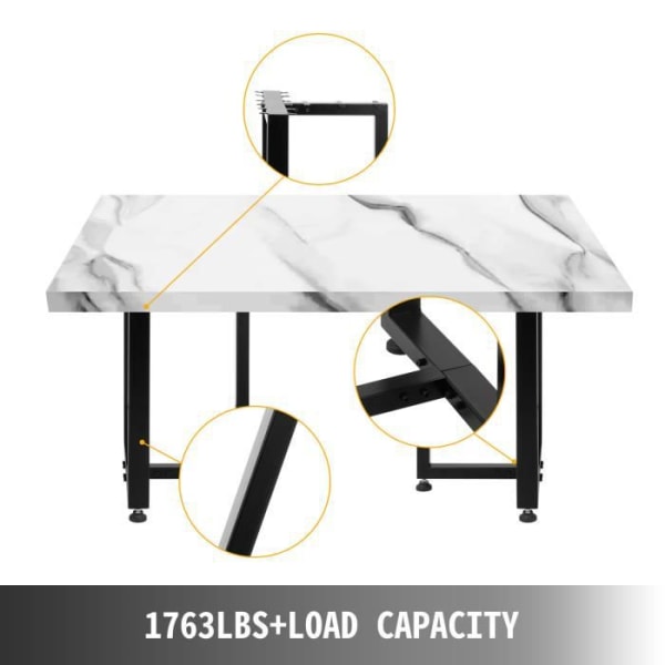 2 bordsben - VEVOR - 41x46 cm - T-Shape stål bordsstöd Skrivbordsstöd