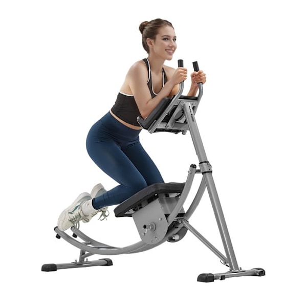 Abdominalmaskin - VEVOR - YN-388 - Belastning 136 kg - Fällbar - Kolfiberstål