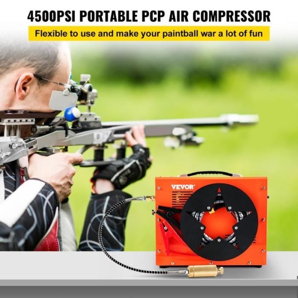 PCP Luftkompressor - VEVOR - Högtrycksluftpump 30 MPa Automatisk