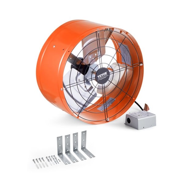 Takfläkt - VEVOR - 380x200 mm - med justerbar termostat - Luftflöde kapacitet 1650 CFM