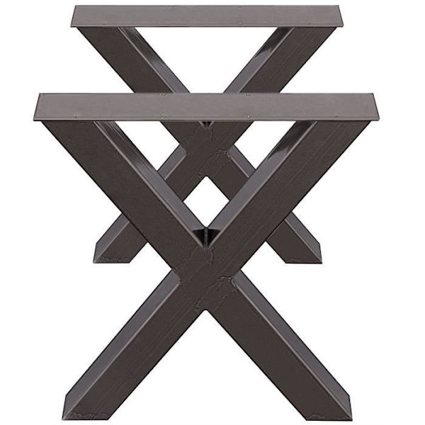 Bordsben - VEVOR - 60 x 72 cm - Max belastning 1000 KG - X form - Metall