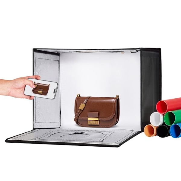 Photo Studio Light Box - VEVOR - Pro Photo Box Kit 3000-5600 K - 3 färgtemperaturer 120 LED - för fotografiprodukter